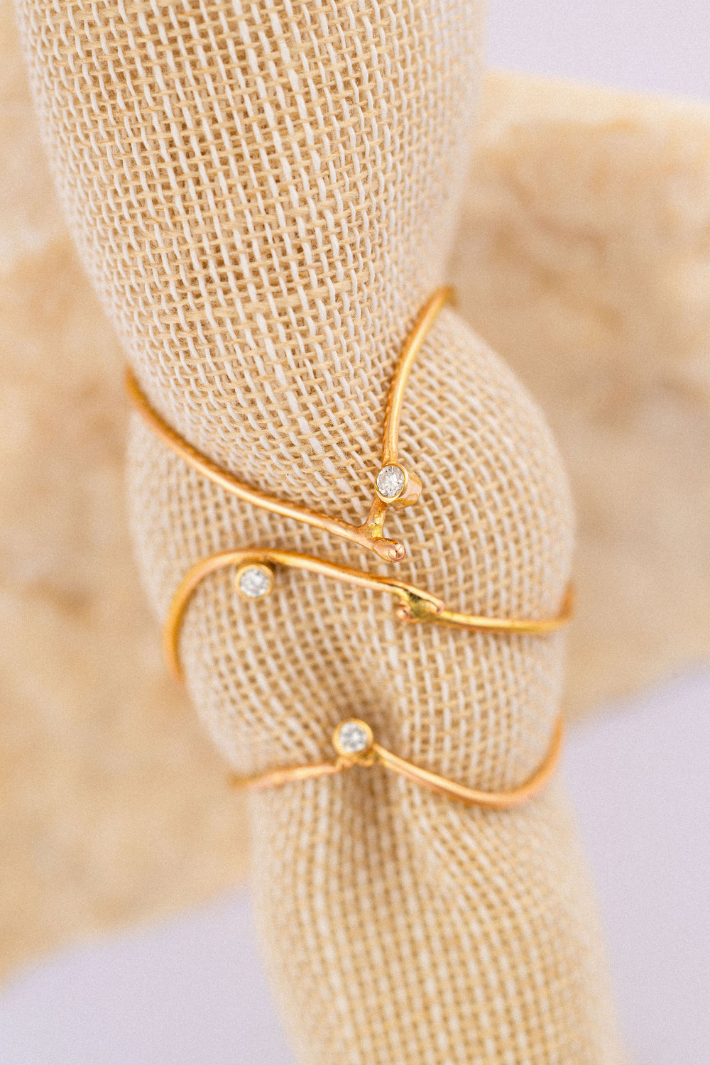 Lines Rose Gold Ring 55