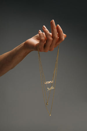 Signet Script Bracelet